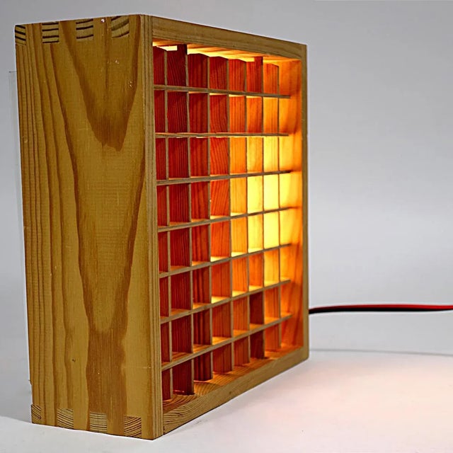 1970s Wooden Ceiling Lamp, 1970s For Sale - Image 5 of 5