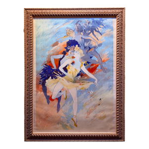 Original Jules Chéret Lithographs – “Les Arts” (1891) – Framed Pair
