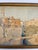 Brown Framed 1922 Watercolor Cityscape of Cairo by O. Sandez - Orientalist Architectural Painting For Sale - Image 8 of 10