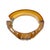 Vintage Art Deco Carved Bakelite and Paste Hinged Cuff, 1930s For Sale - Image 13 of 14