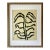 2026 "L'Aiuola Bruciata Series No. 5" Abstract Botanical Painting on Paper by Artist r.k. Red For Sale