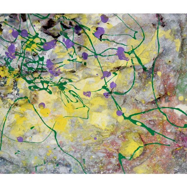 "Five Pound Painting" - Abstract Expressionist Composition in Acrylic on Canvas Vibrant and expressive composition by...