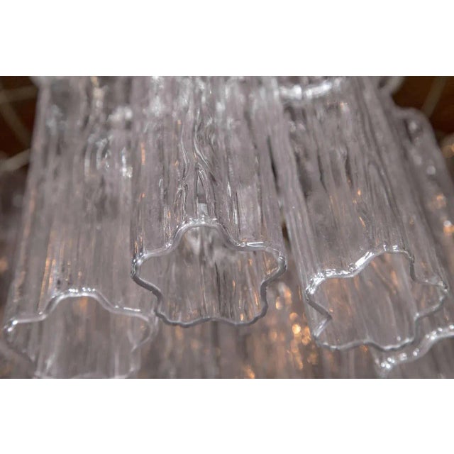1960s 1960s Murano Glass Tronchi Chandelier by Venini For Sale - Image 5 of 9