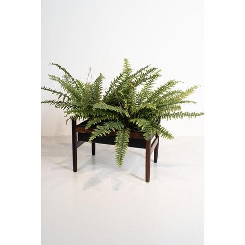 Brown Danish Planter in Rosewood For Sale - Image 8 of 8