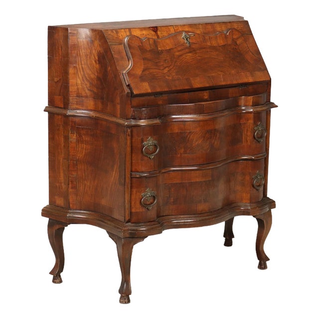 Antique Flap Cabinet with Drawers, Italy For Sale