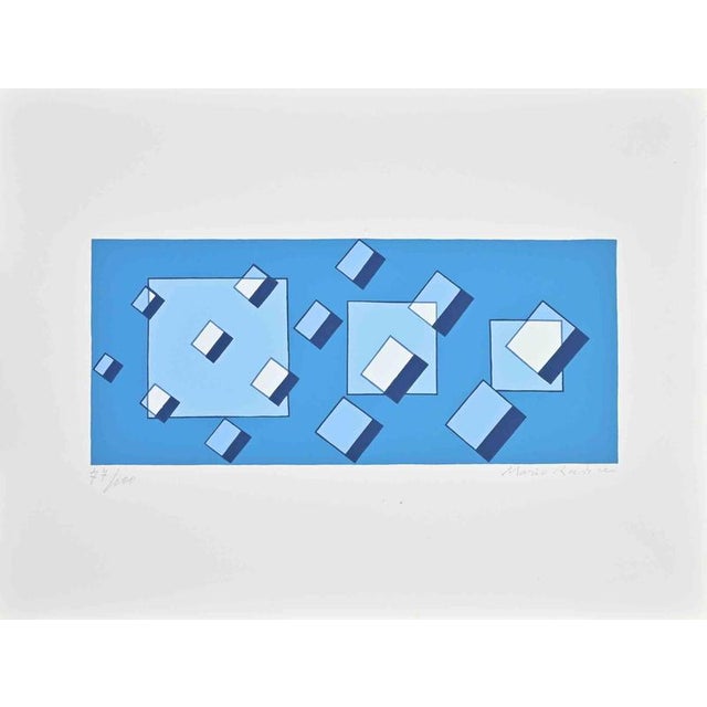 Modern Mario Radice, The Destruction, 1974, Screenprint For Sale - Image 3 of 3