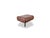 Postmodern Brown Leather Ottoman from Rolf Benz For Sale - Image 3 of 8
