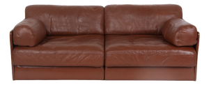 DS-76 Sleeper Sofa in Brown Leather from de Sede, 1970s