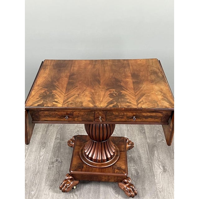 19th Century Mahogany Drop-Leaf Table For Sale - Image 4 of 13