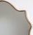 Metal Mid-Century Italian Wall Mirror with Brass Frame, 1960s For Sale - Image 7 of 14