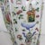 Vintage Chinese Floor Vase With Raised Precious Objects Details Famille Rose For Sale - Image 6 of 12