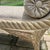 Beige Mid 20th Century Louis XVi Style Upholstered Carved Bleached Wood Window Bench For Sale - Image 8 of 9