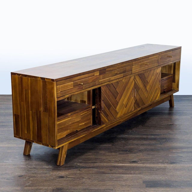 AllModern Media Console For Sale - Image 4 of 11