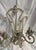 French 1970s French Painted Wrought Iron 3 Light Floral Wall Sconces - Pair For Sale - Image 3 of 5