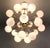 21st Century Nova Natural Brass Glossy White Murano Sputnik Chandelier by Fabio LTD For Sale - Image 6 of 7