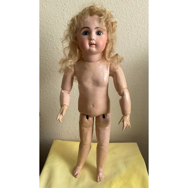 Sculpture Materials Antique 21” Jules Steiner French Doll For Sale - Image 7 of 12