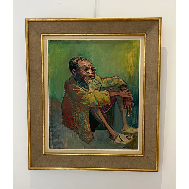 Alois Emil WITTLIN born in 1903 and died in 1979 is a Swiss painter. This piece has an attribution mark, I am sure that it...