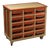 Vintage 15-Drawer Industrial Rolling Parts Cabinet For Sale