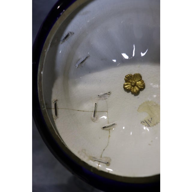 French Signed Sevres Monumental Urn Hand Decorated With Provincial French Scene For Sale In Philadelphia - Image 6 of 12