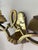 Gold French Art Deco Bronze Wall Sconces from Liberos Paris, 1940s, Set of 2 For Sale - Image 8 of 10