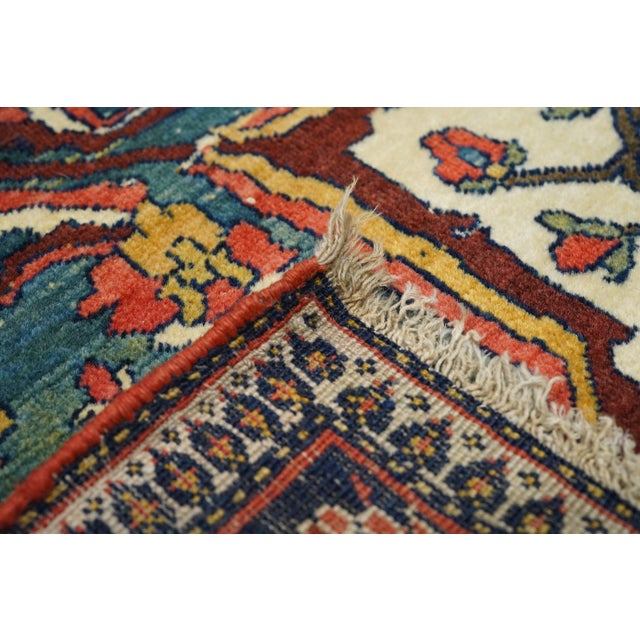 Antique Farahan Sarouk Rug 4'3'' X 6'7'' For Sale - Image 11 of 12