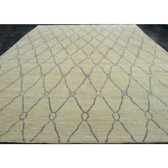 Turkish Oushak Rug 12'5" x 15'7" #18503 Explore a curated collection of hallway runners, wool rugs, and handmade...
