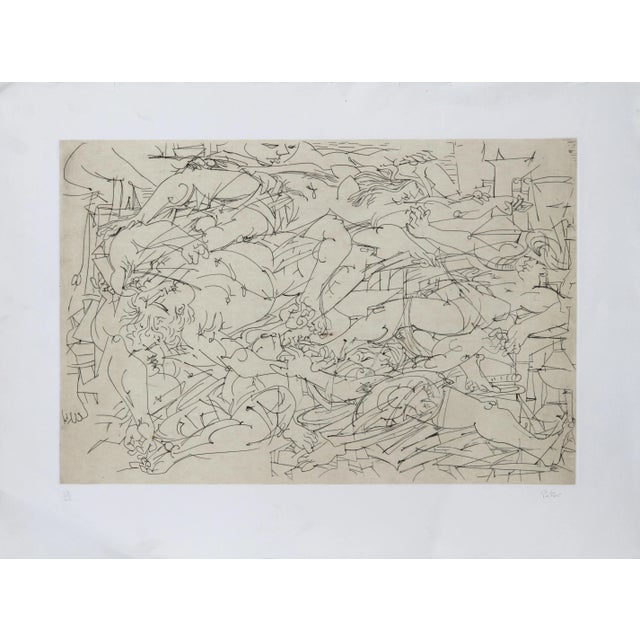 Figurative Accumulation I Petrov, Dimitri circa 1975 Etching, signed and numbered in pencil Edition of 25 22 x 30 in....