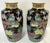 Black Mid Century Chinoiserie Birds With Peonies Hand Painted Porcelain Vases- a Pair For Sale - Image 8 of 12
