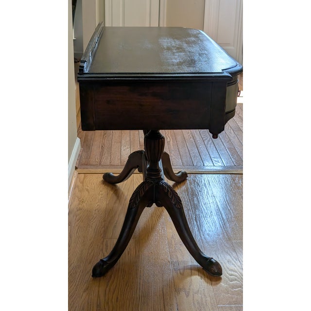 Vintage Mahogany Splay Legged Sofa Table For Sale - Image 10 of 10