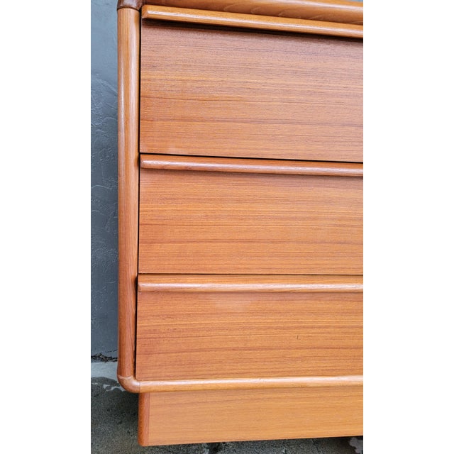 Fine Teak Danish Modern Low Dresser by Kibaek of Denmark For Sale - Image 16 of 18
