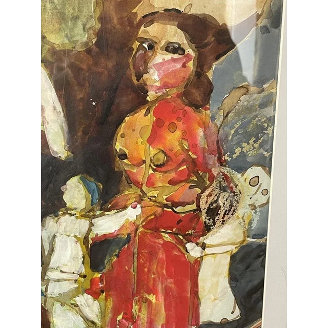 H. Misonne, Abstract Woman, 1890s-1910s, Painting For Sale - Image 12 of 15