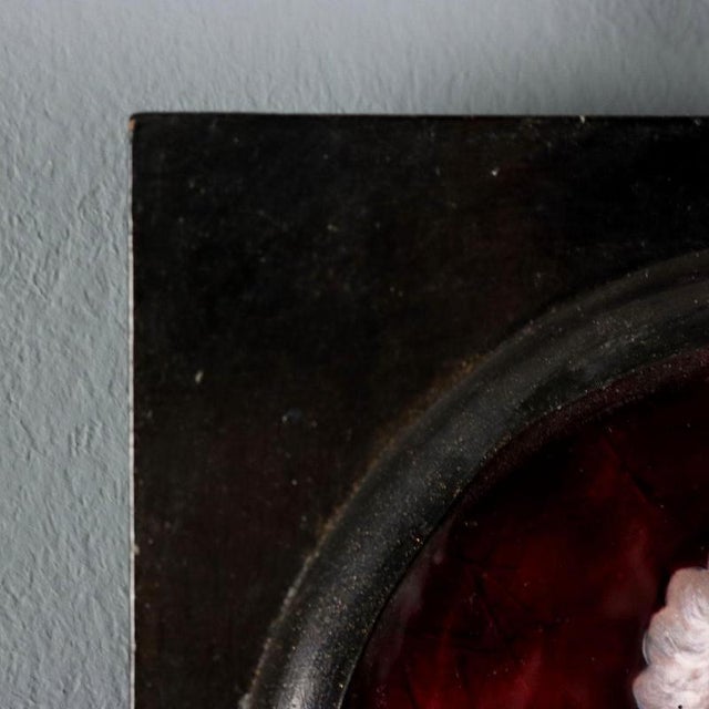 Limoges Miniature with Portrait of a Noblewoman For Sale - Image 6 of 8