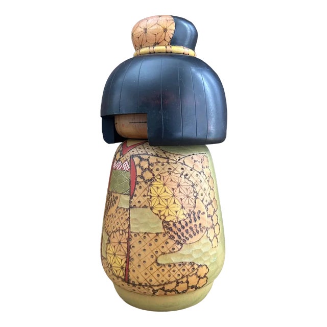 Vintage Wooden Kokeshi Doll by Kazuo Takamizawa, Japan, 1970s For Sale