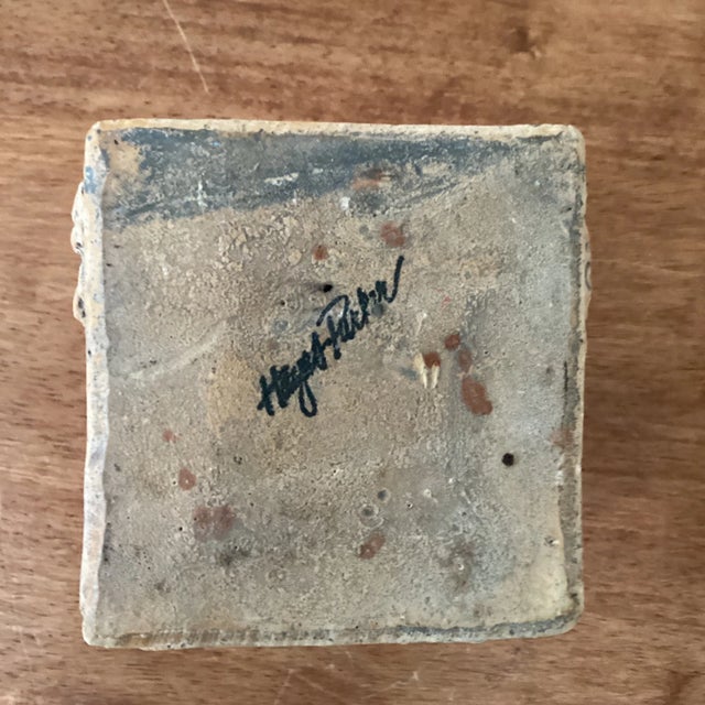 Mid 20th Century Sandstone Candle Holder/Mini Planter With Lion’s Heads by Hayes Parker For Sale In Chicago - Image 6 of 12