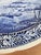 Delft Vintage 1960s Large Delfts Boch Belgium Blue Windmill Holland Charger Plate Royal Sphinx For Sale - Image 4 of 4