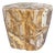 Andrianna Shamaris Impressive High Quality Ancient Petrified Wood Side Table For Sale