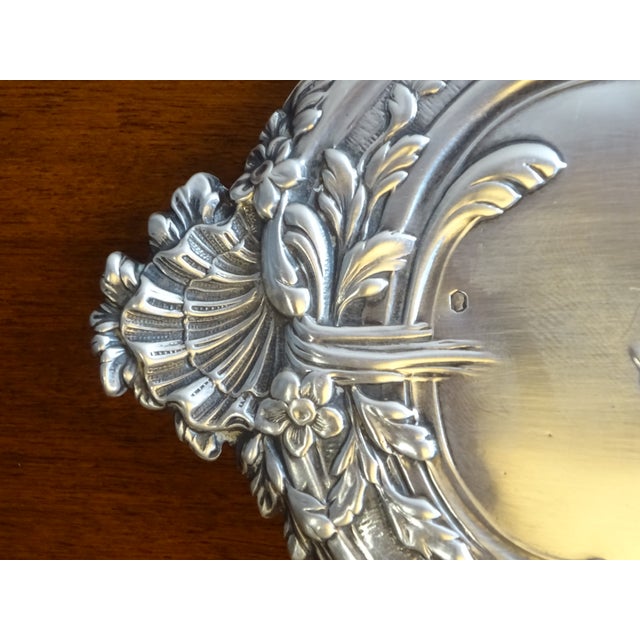 Silver Hand Mirror, 1890s For Sale - Image 6 of 18