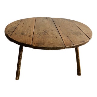 Vintage Coffee Table in Oak For Sale