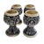 1970s Mid-Century Modern West German Gerzit Ceramic Wine Chalices - Set of 4 For Sale - Image 4 of 13