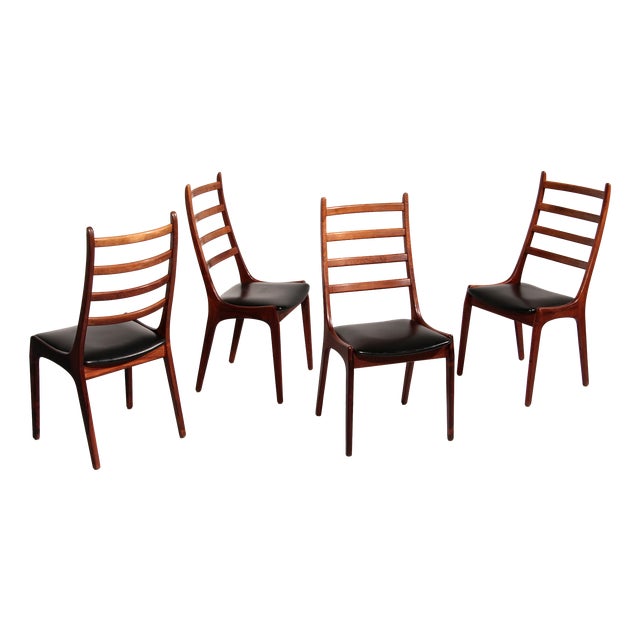 Vintage Danish Chair by Kai Kristiansen for KS Mobler, 1960s, Set of 4 For Sale