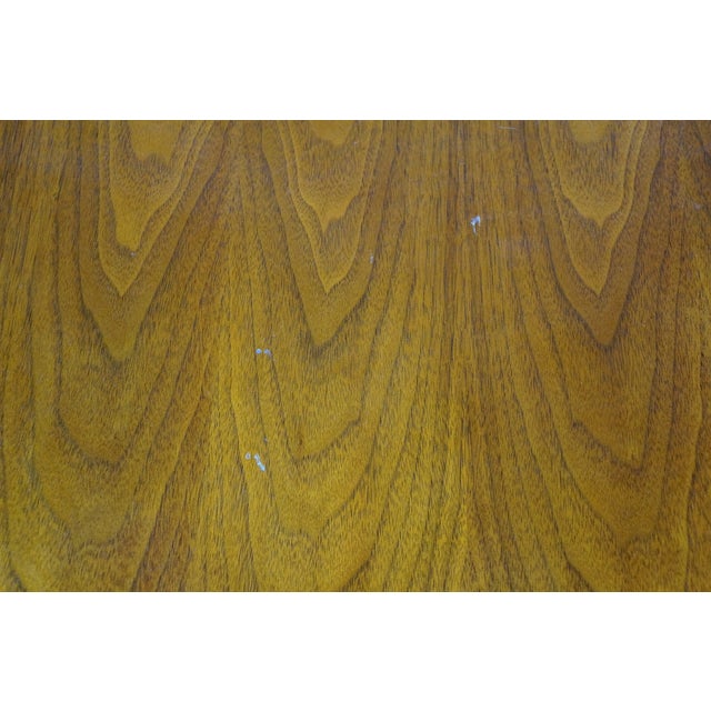 Late 20th Century Handmade English Regency Style Walnut Burl Double Pedestal Banquet Dining Table 11' For Sale - Image 15 of 18