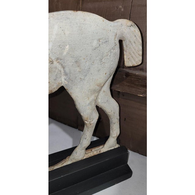 19thc Rochester Iron Works Windmill Weight Horse For Sale - Image 9 of 10