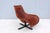 Antonio Citterio for B&b Italia Patinated Cognac Leather Mart Swivel Armchair For Sale - Image 9 of 18