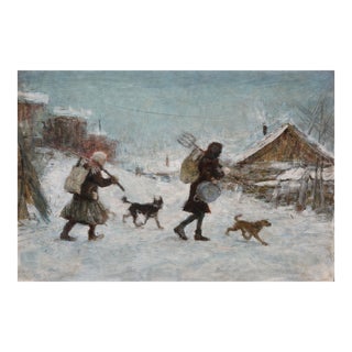 Artist Andrey Smolyak, Saturday Bathhouse 2021, Original Handmade For Sale