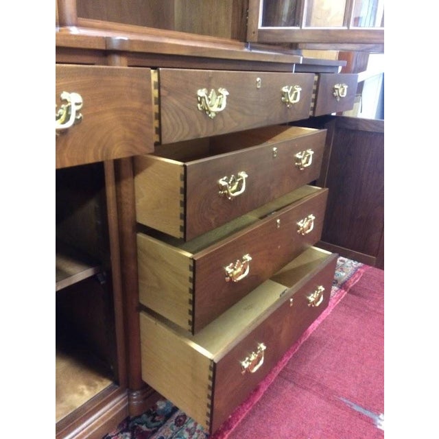 Wood Vintage China Cabinet, Suter's Furniture For Sale - Image 7 of 17