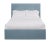 Casa Cosima Hadley California King Bedframe, Blue Velvet For Sale - Image 4 of 4