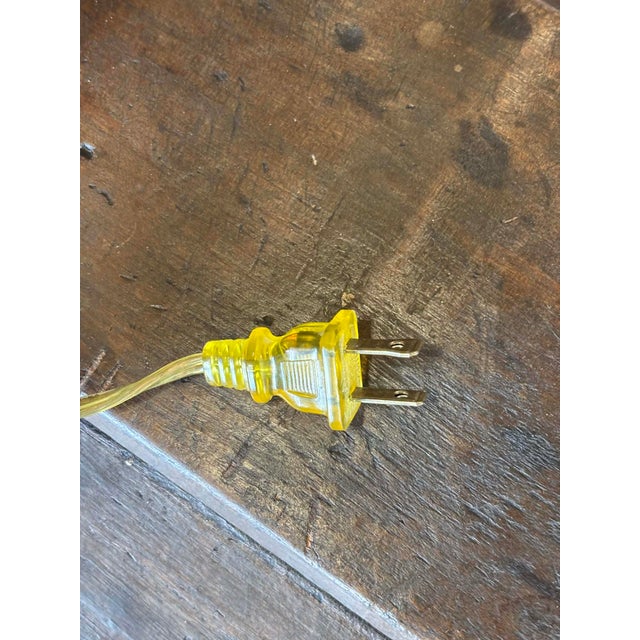 1960s Pair Louis XV Style Brass and Ceramic Floral Table Lamps For Sale - Image 13 of 17