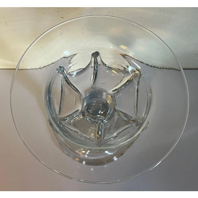 Antique 19th Century Anglo Irish Glass Footed Compote or Sweetmeat Dish For Sale - Image 11 of 13