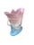 Ceramic 1940s Hull Pottery Magnolia Garniture & Cornucopia Vases-a Pair For Sale - Image 7 of 10
