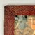 Early 19th Century Early 19th Century Primitive Distressed Mirror in Wood Frame With Unique Design For Sale - Image 5 of 7